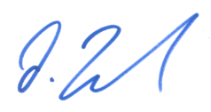 Unterschrift von Daniel Zech